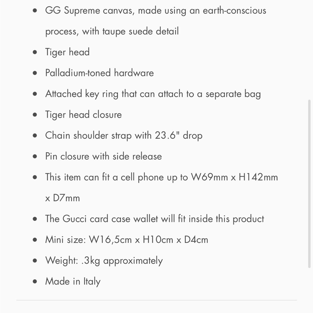 Dionysus GG Supreme super mini bag $990 - Picture 5 of 10